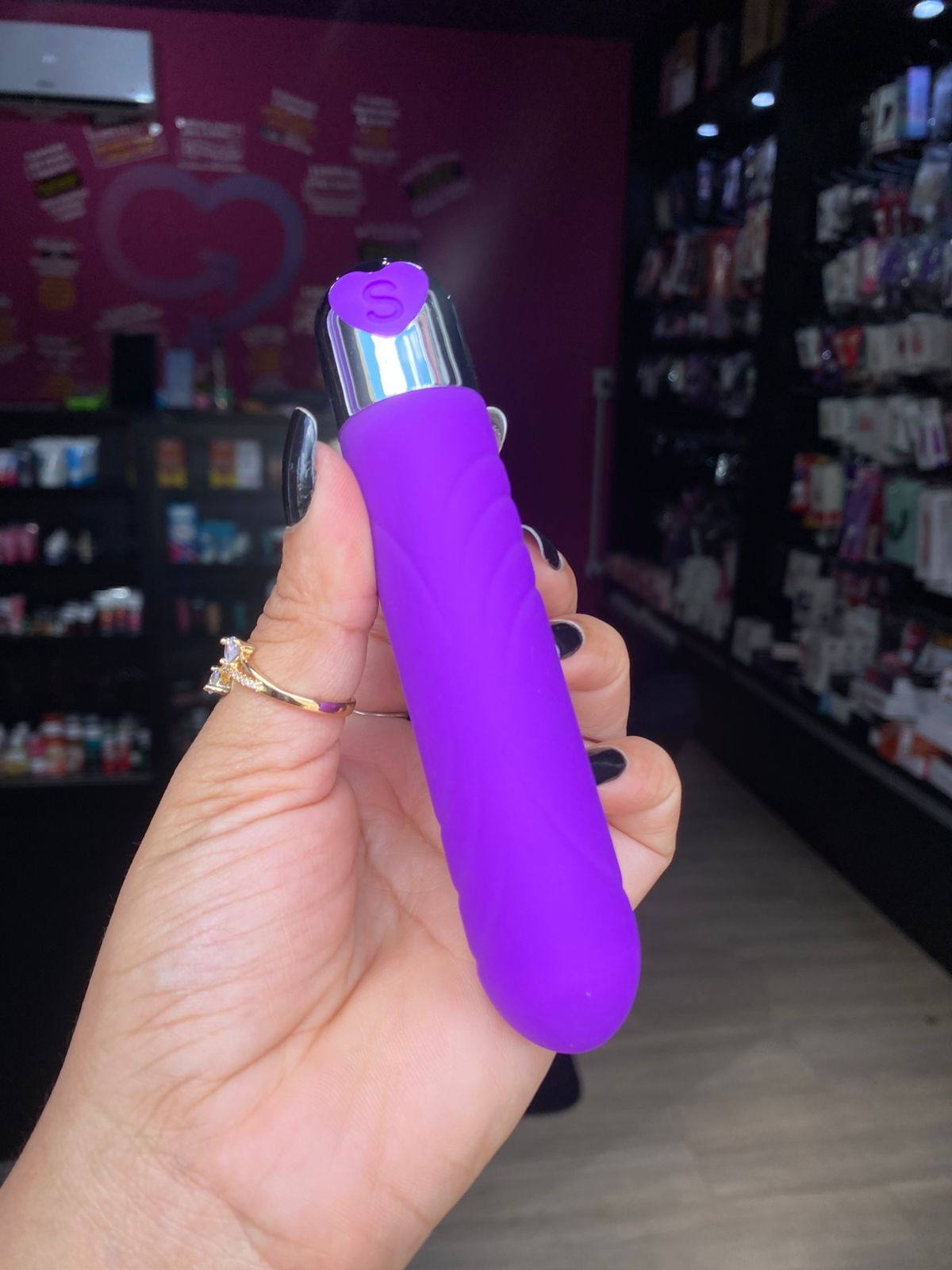 V1br4d0r personal com textura 12 intensidades (PS008C) recarregável