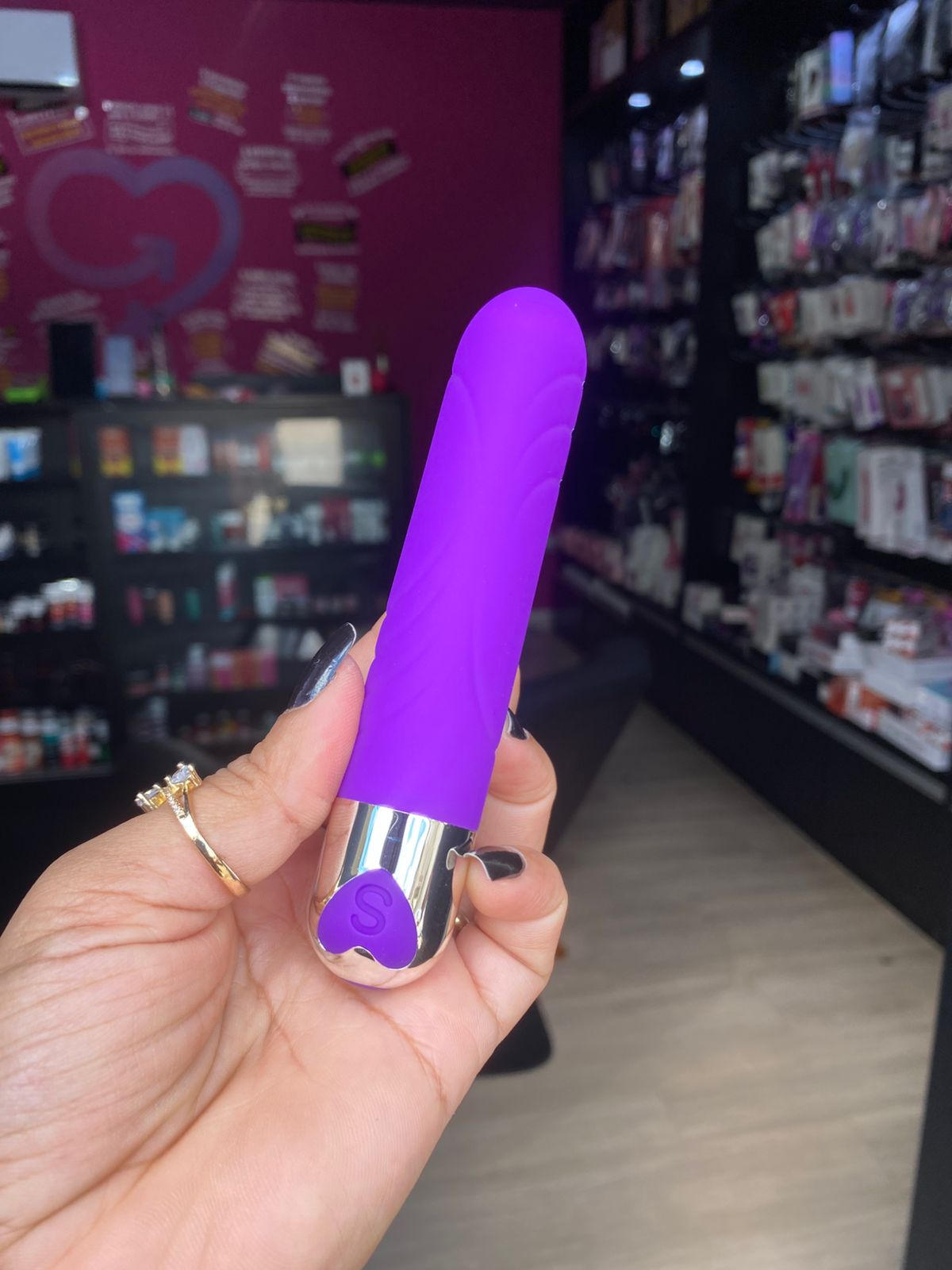 V1br4d0r personal com textura 12 intensidades (PS008C) recarregável