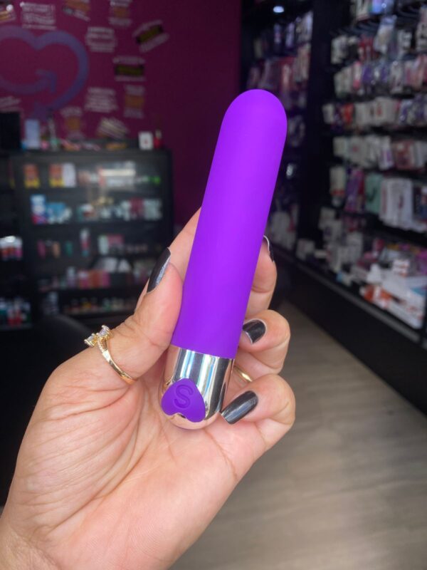 Vibrador personal com 12 intensidades (PS008A) recarregável