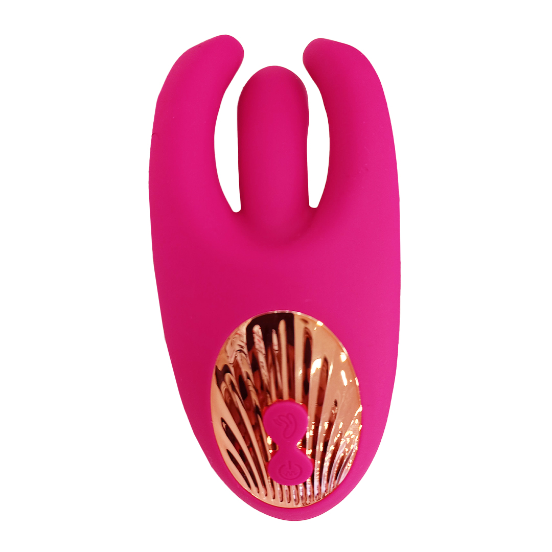 Vibrador com Movimento de Dedilhar e Estimulador de Clitóris (BD-2301) recarregável — foto 8