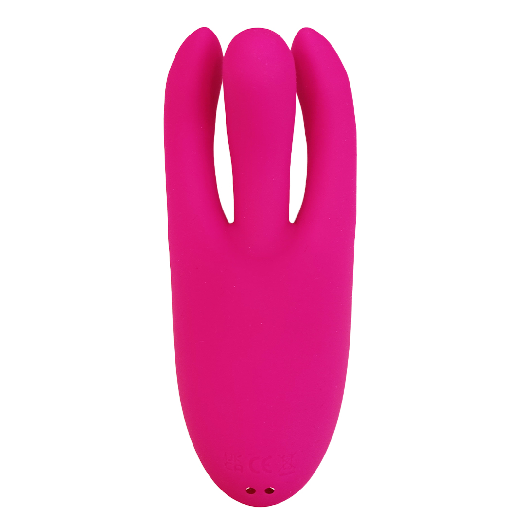 Vibrador com Movimento de Dedilhar e Estimulador de Clitóris (BD-2301) recarregável — foto 2