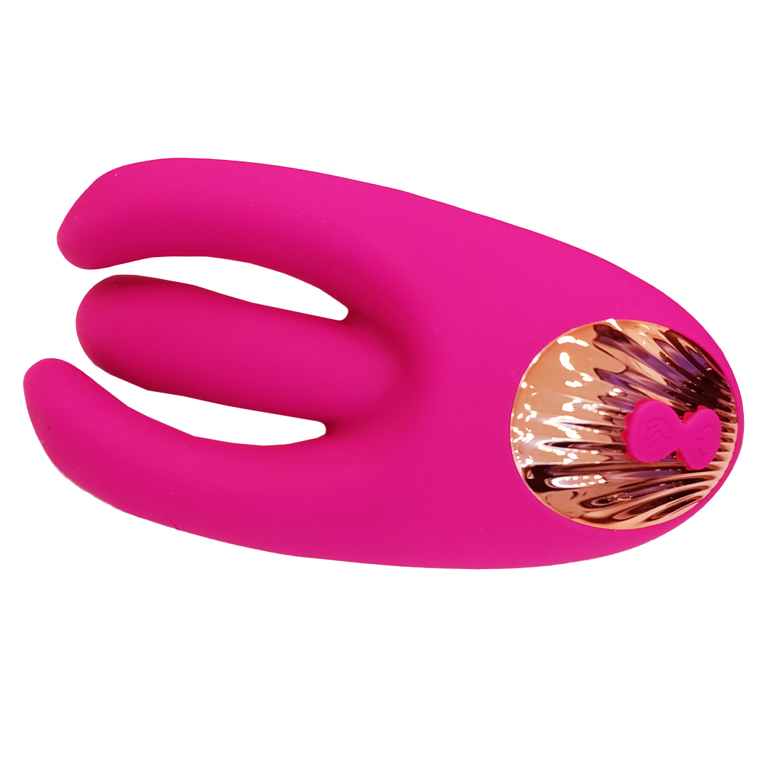 Vibrador com Movimento de Dedilhar e Estimulador de Clitóris (BD-2301) recarregável — foto 12