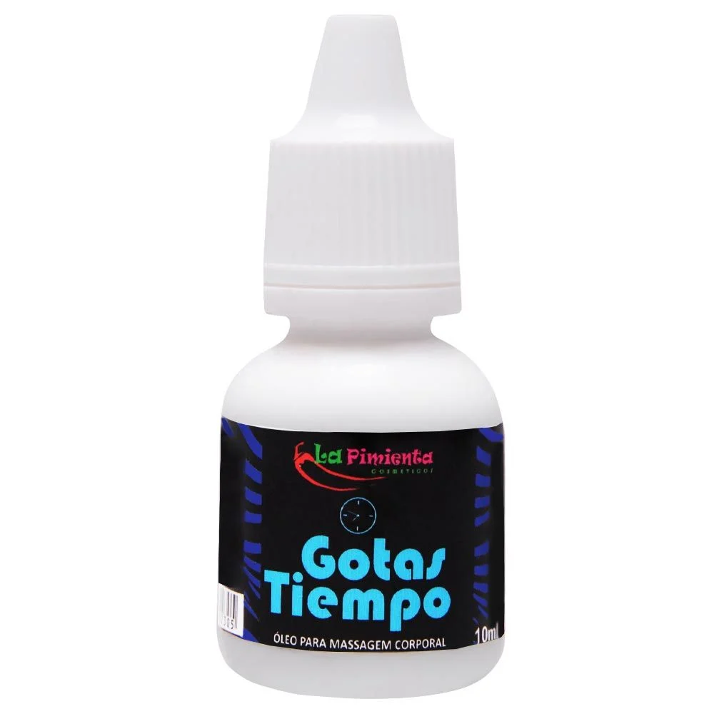 Prolongador de ereção (retardador) Gotas Tiempo 10 ml - La Pimienta