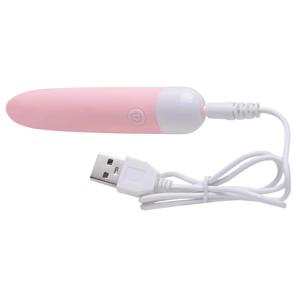 Cápsula bullt aveludada 10 Vibrações (MV008A) Recarregável