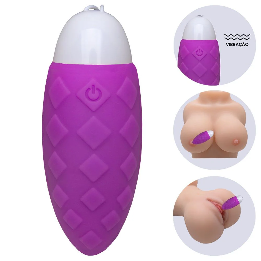 Cápsula bullt aveludada 10 intensidades (OV024) recarregável