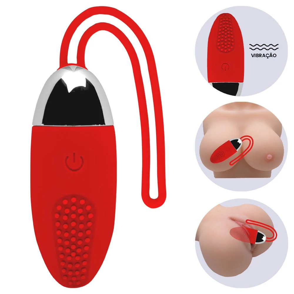 Cápsula Vibradora bull3t com Cerdas - 10 intensidades (BW011E) recarregável