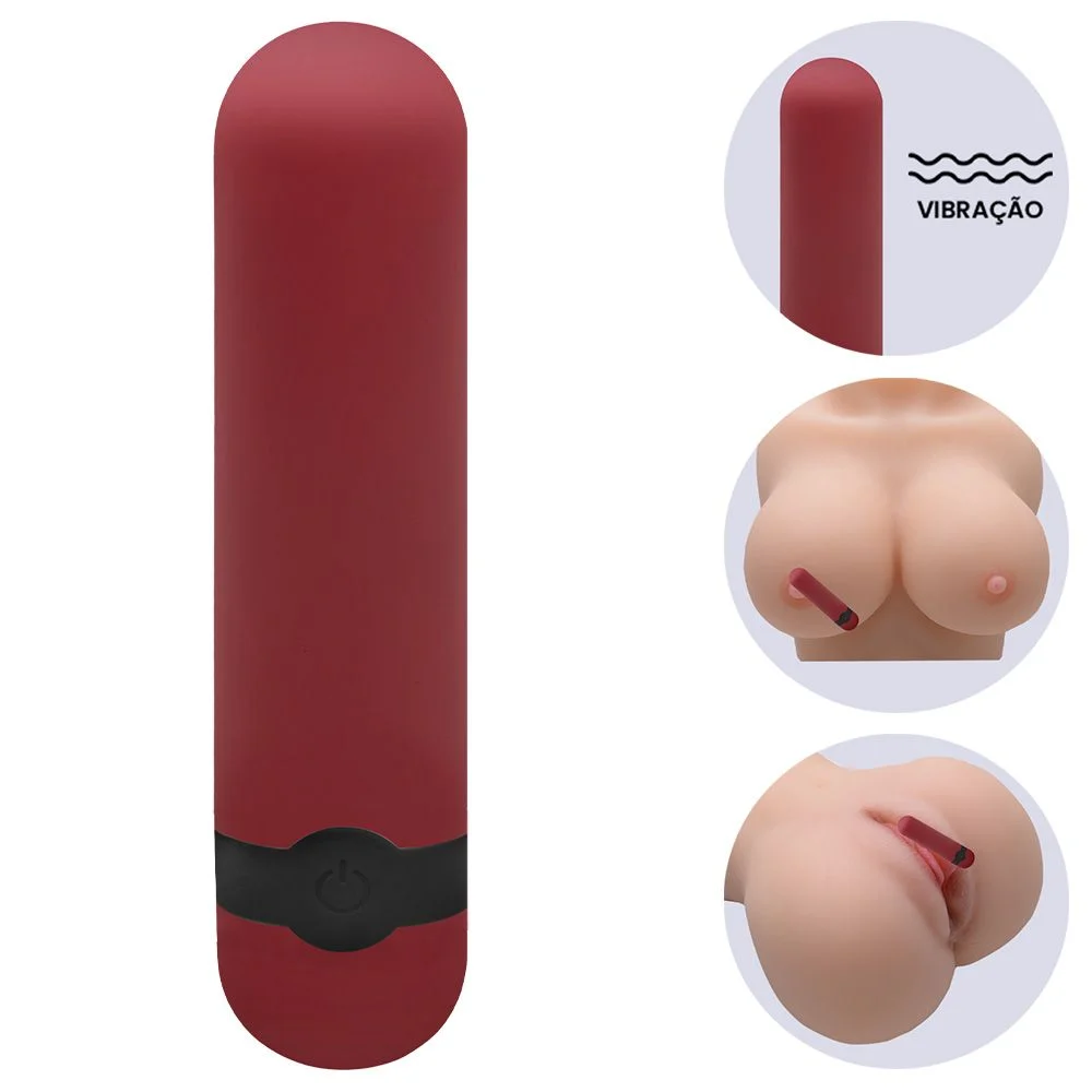 V1br4d0r de cl1t0r1s Bull3t 10 intensidades (7898) Recarregável