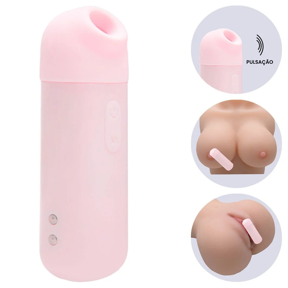 V1br4d0r de cl1t0r1s com Pulsação Tapping 5 intensidades (8730) recaregável