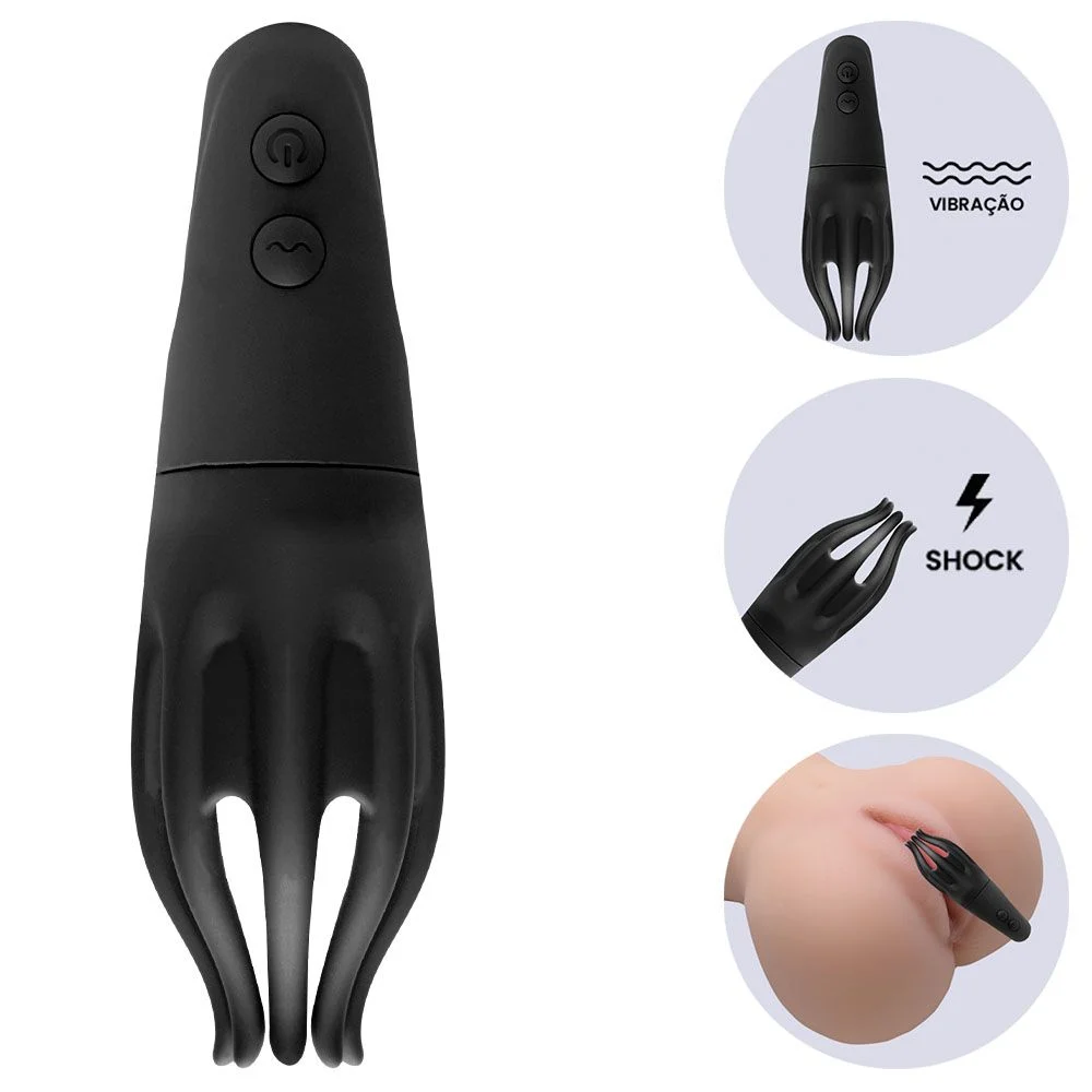 V1br4d0r Octopus Lilo 10 Vibrações (VB207) recarregável