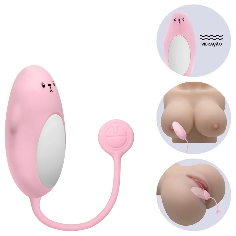 Bull3t por aplicativo de celular 10 Vibrações Formato Gatinho (9165) recarregável