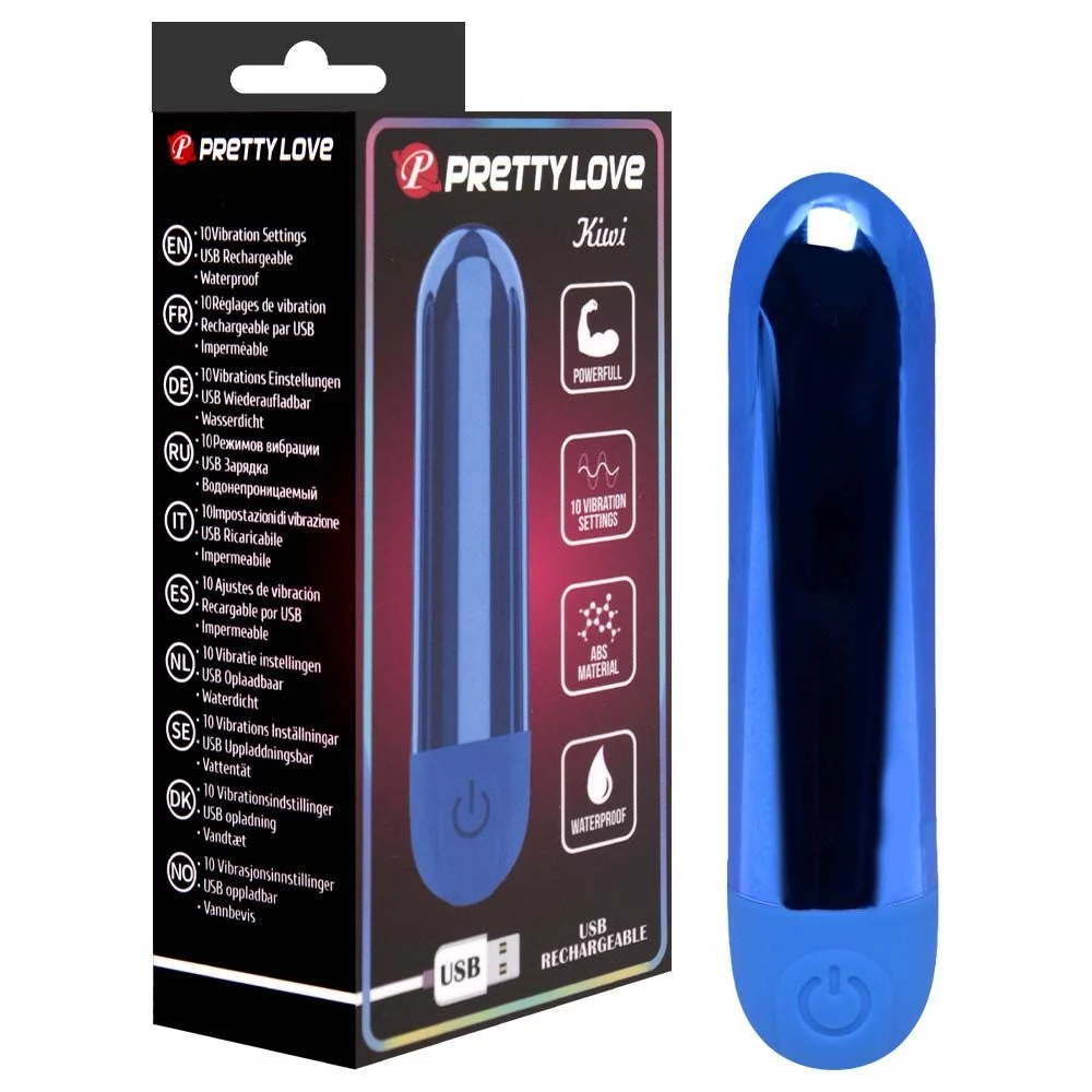 V1br4d0r de cl1t0r1s Bull3t 10 intensidades Pretty Love (9210) Recarregável