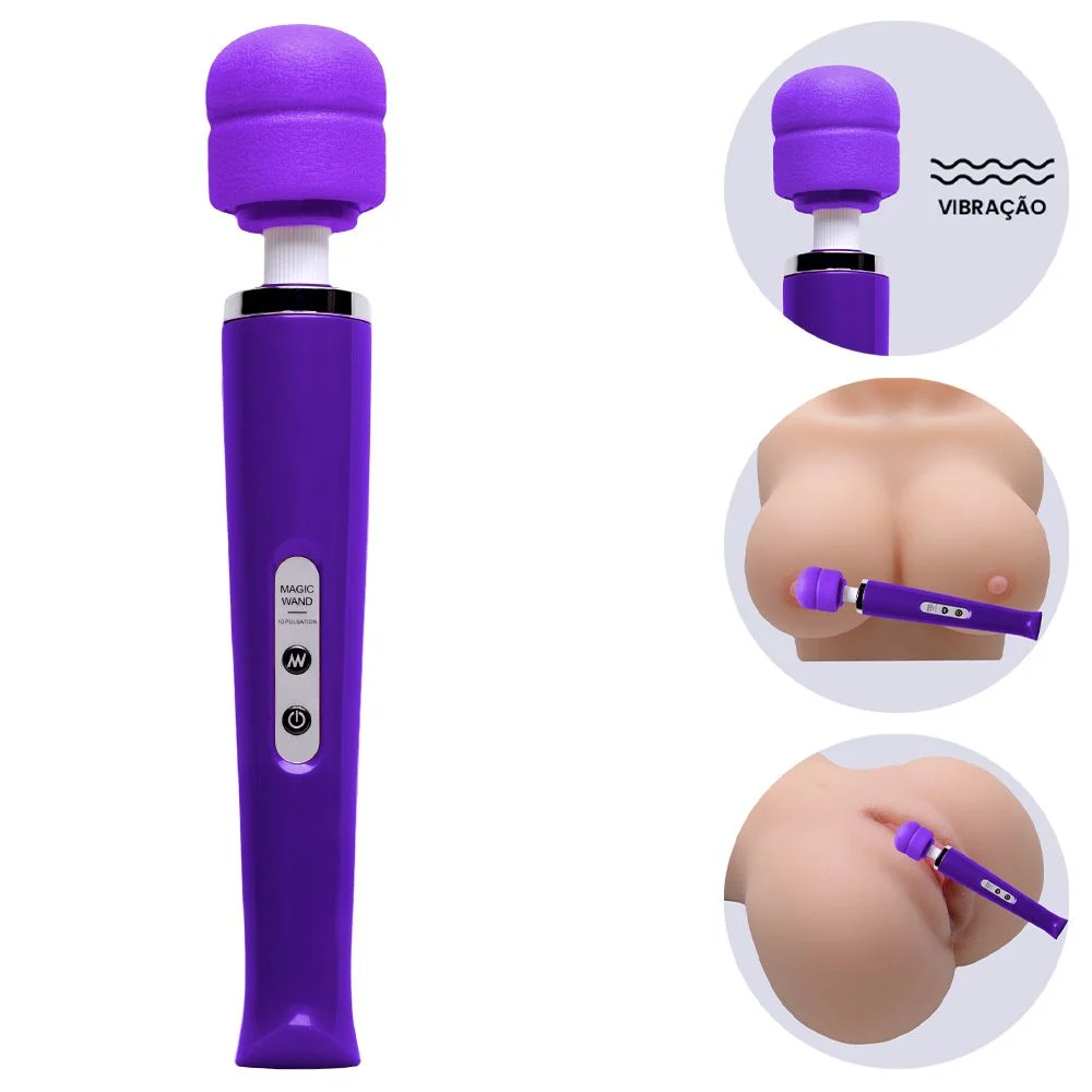 V1br4d0r Varinha Mágica 32Cm roxa (5346) Recarregável