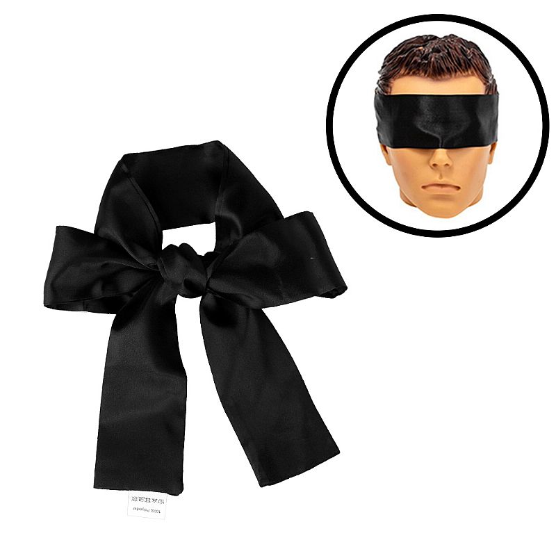 Venda para Olhos em Cetim com - Preto (8101) — comprar com embalagem discreta na iFody