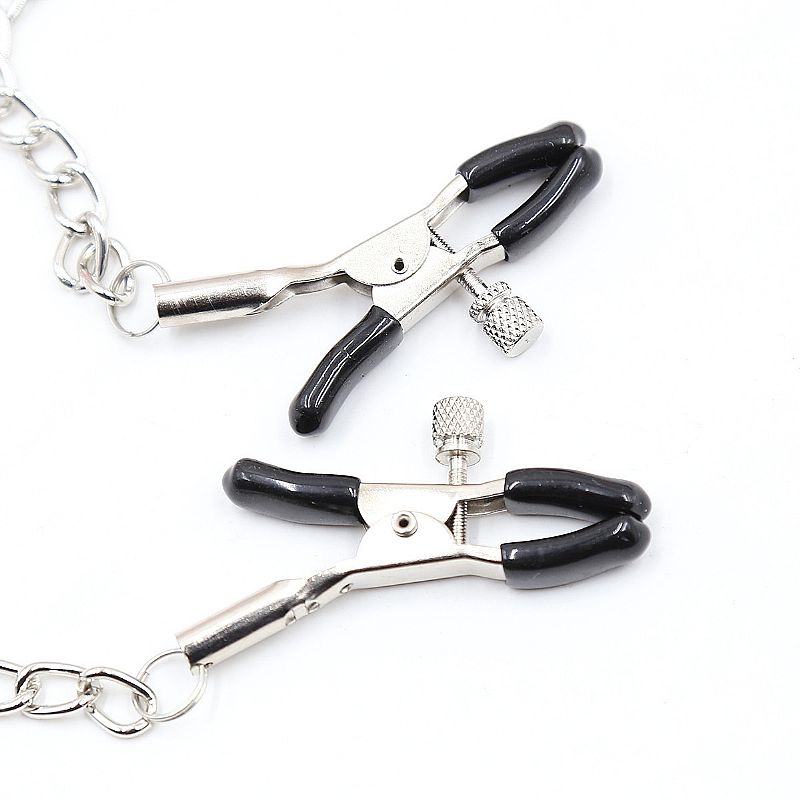 Mordaça com Bola e Grampos de Mamilo (8092)