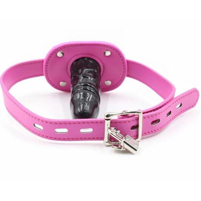 Mordaça de c0ur0 com Plug formato de P3n1s (8096)