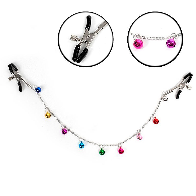 Grampos de Mamilos com Corrente e Sinos (9458)