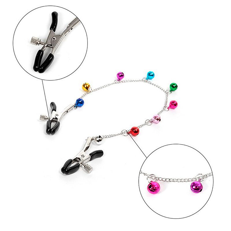 Grampos de Mamilos com Corrente e Sinos (9458)