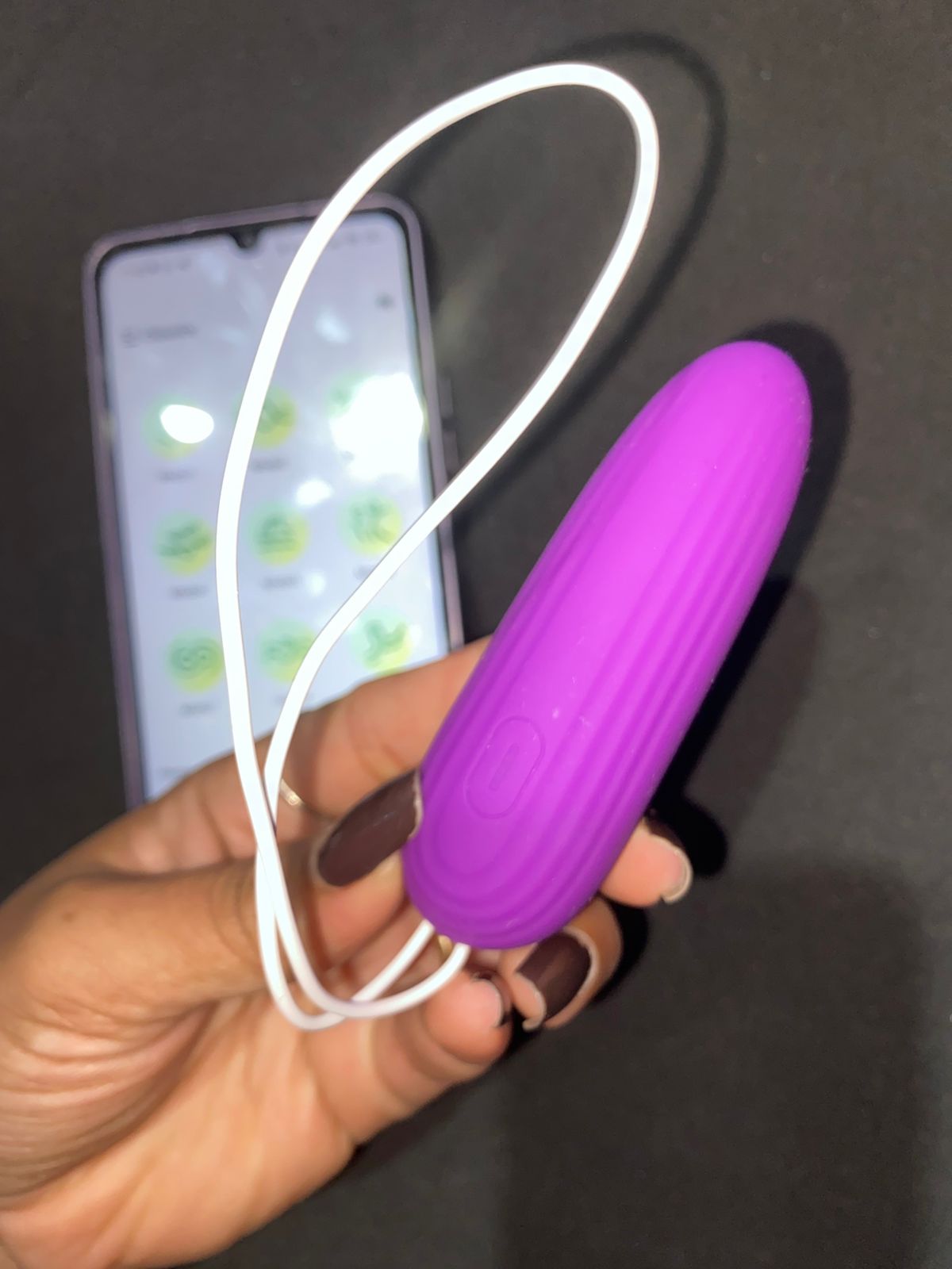 Bull3t por aplicativo de celular 9 intensidades (MV119) recarregável