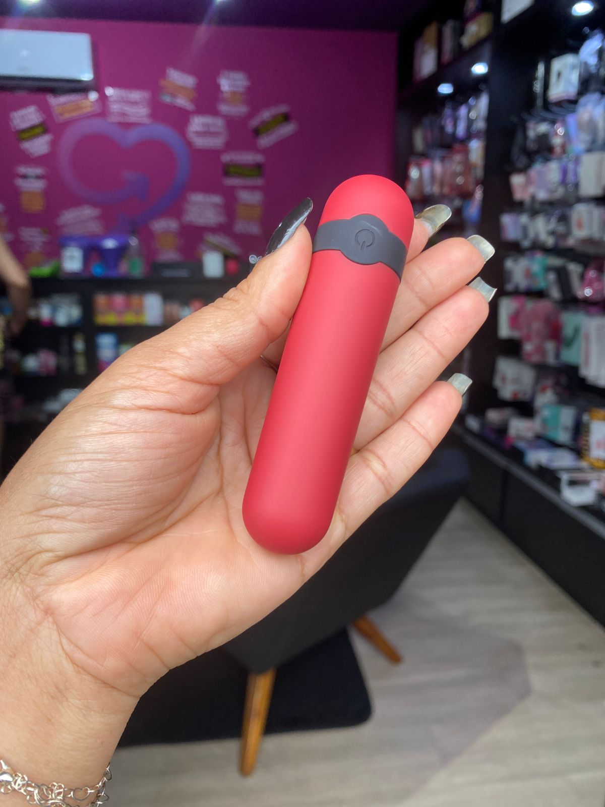 V1br4d0r de cl1t0r1s Bull3t 10 intensidades (7898) Recarregável