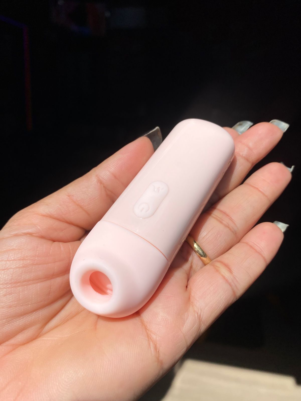 V1br4d0r de cl1t0r1s com Pulsação Tapping 5 intensidades (8730) recaregável