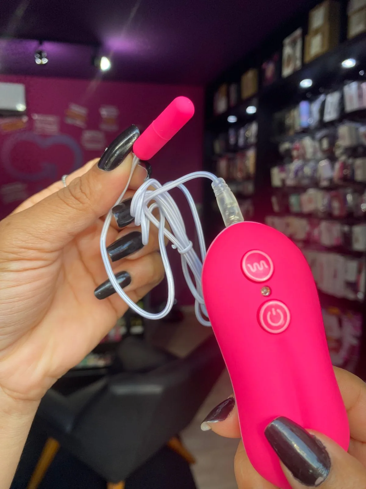 Micro Cápsula Vibratória bullet 10 Vibrações(CB026) pilha