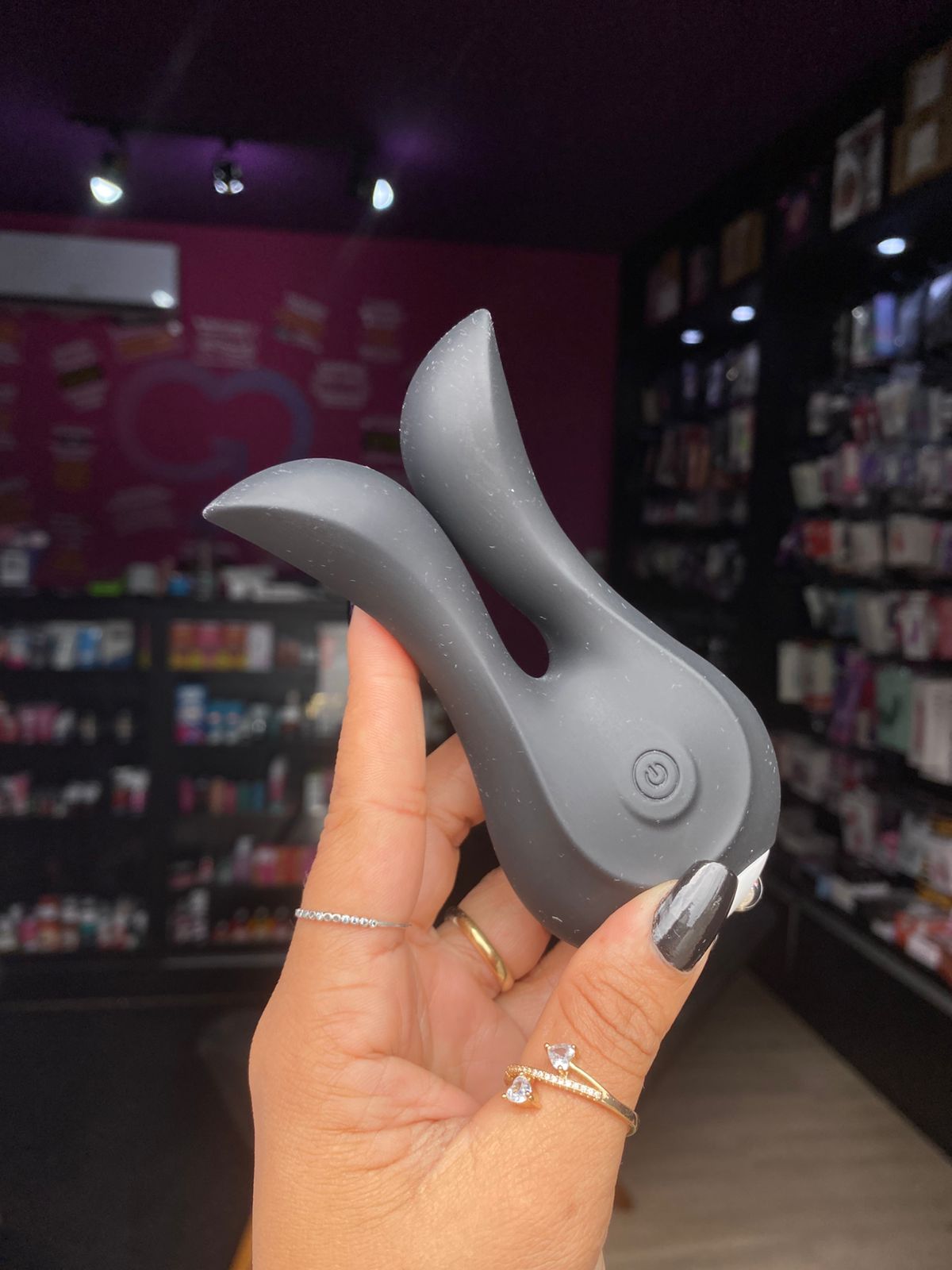 Vibrador de clitóris 10 Vibrações Dupla Penetração (VB091A) recarregávrel — foto 6