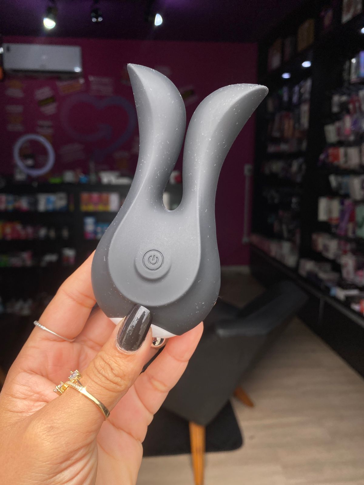 V1br4d0r de cl1t0r1s 10 Vibrações Dupla P3n3tr4ç40 (VB091A) recarregávrel