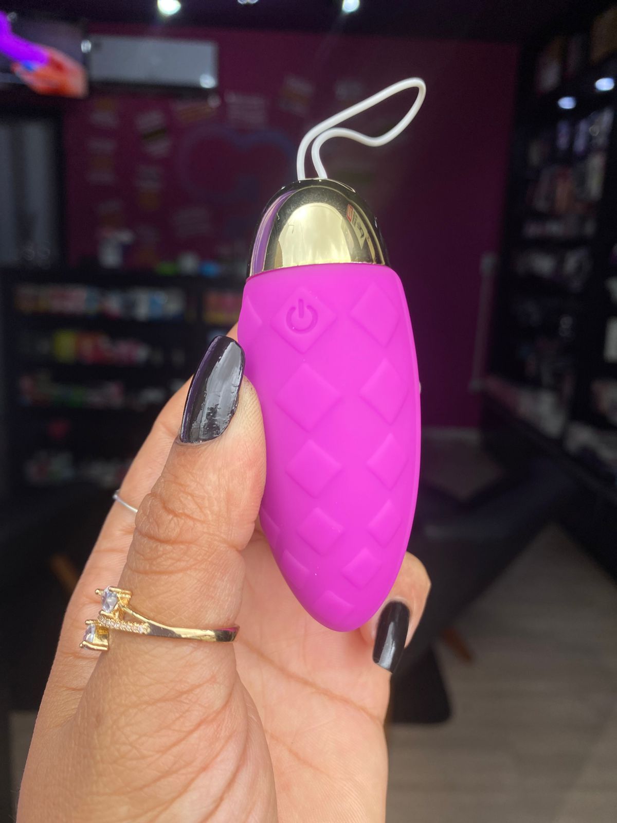 Cápsula bullt aveludada 10 intensidades (OV024) recarregável