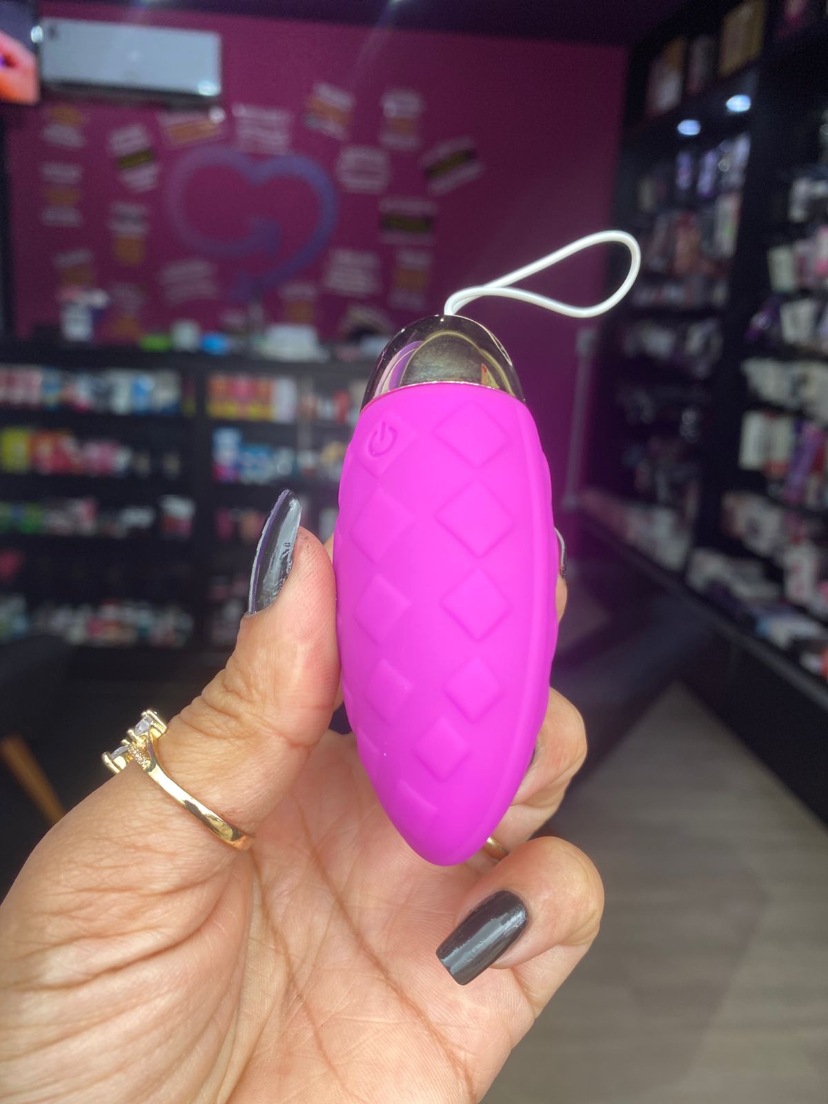 Cápsula bullt aveludada 10 intensidades (OV024) recarregável