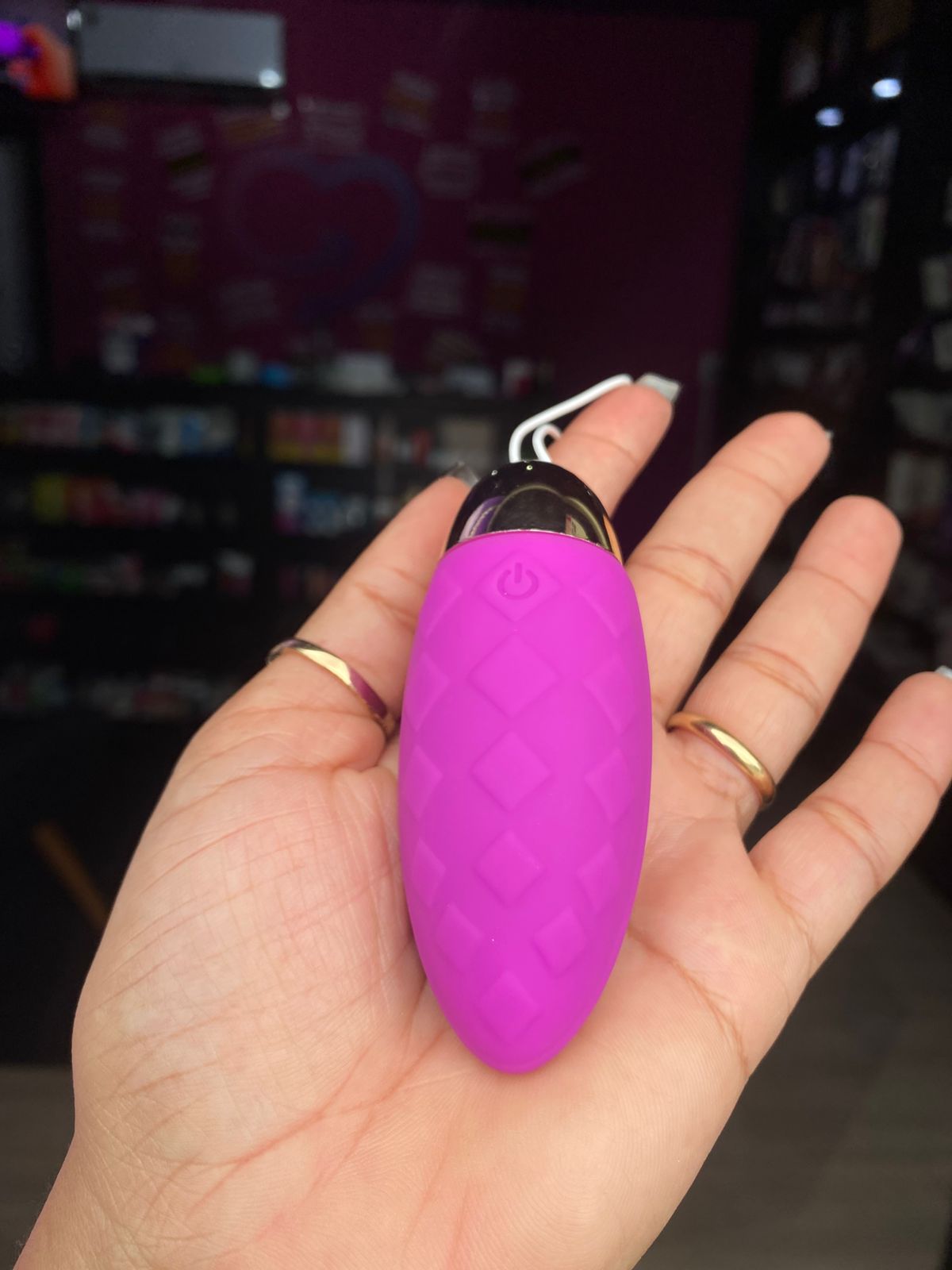 Cápsula bullt aveludada 10 intensidades (OV024) recarregável