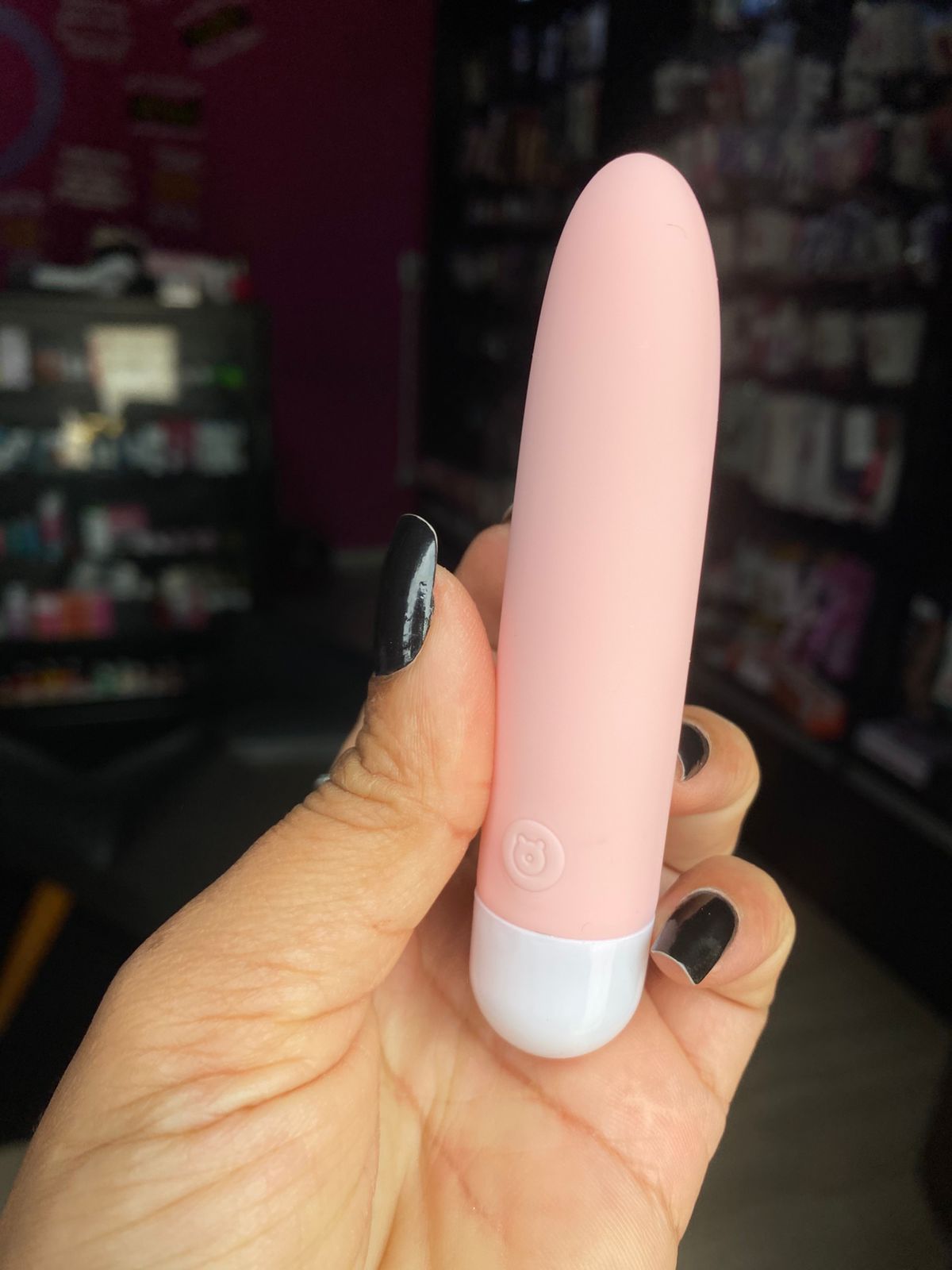 Cápsula bullt aveludada 10 Vibrações (MV008A) Recarregável