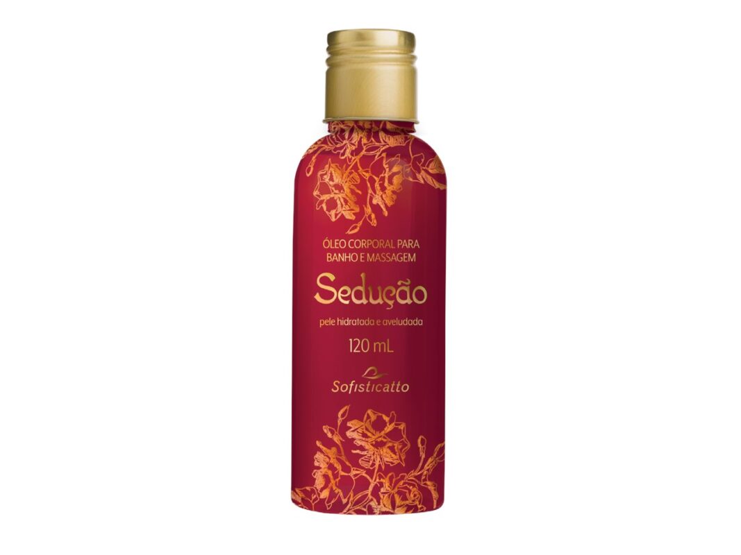 Óleo Corporal de Massagem Sedução 120 ml - Sofisticatto