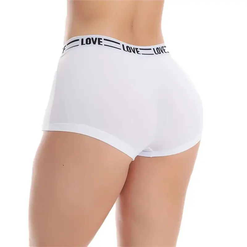 Calcinha Boxer Feminina Drika Com Elástico (P)