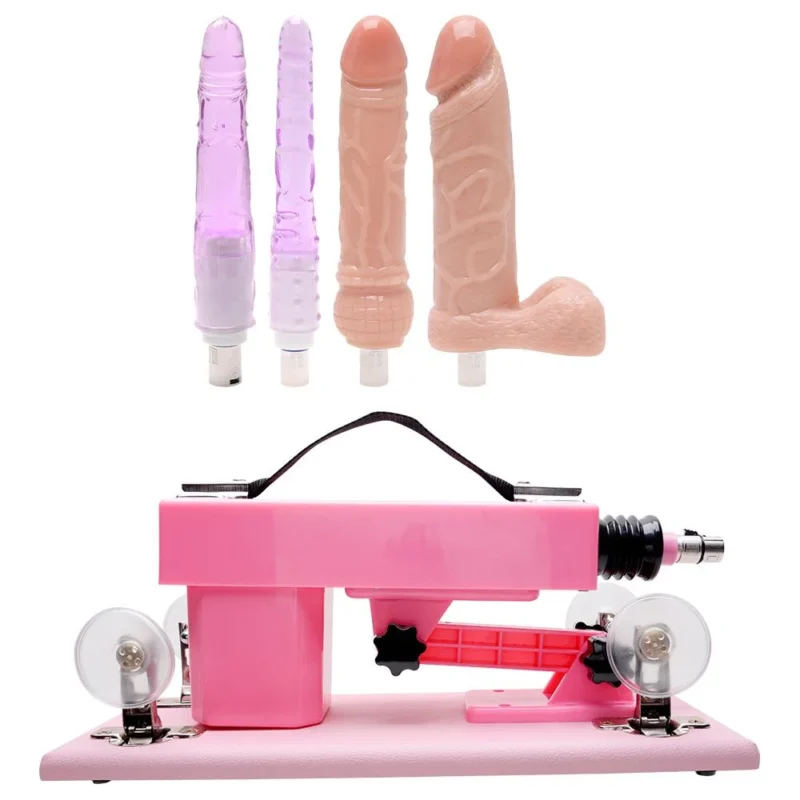 Máquina Sexo 2 Dildos Powerful Driving