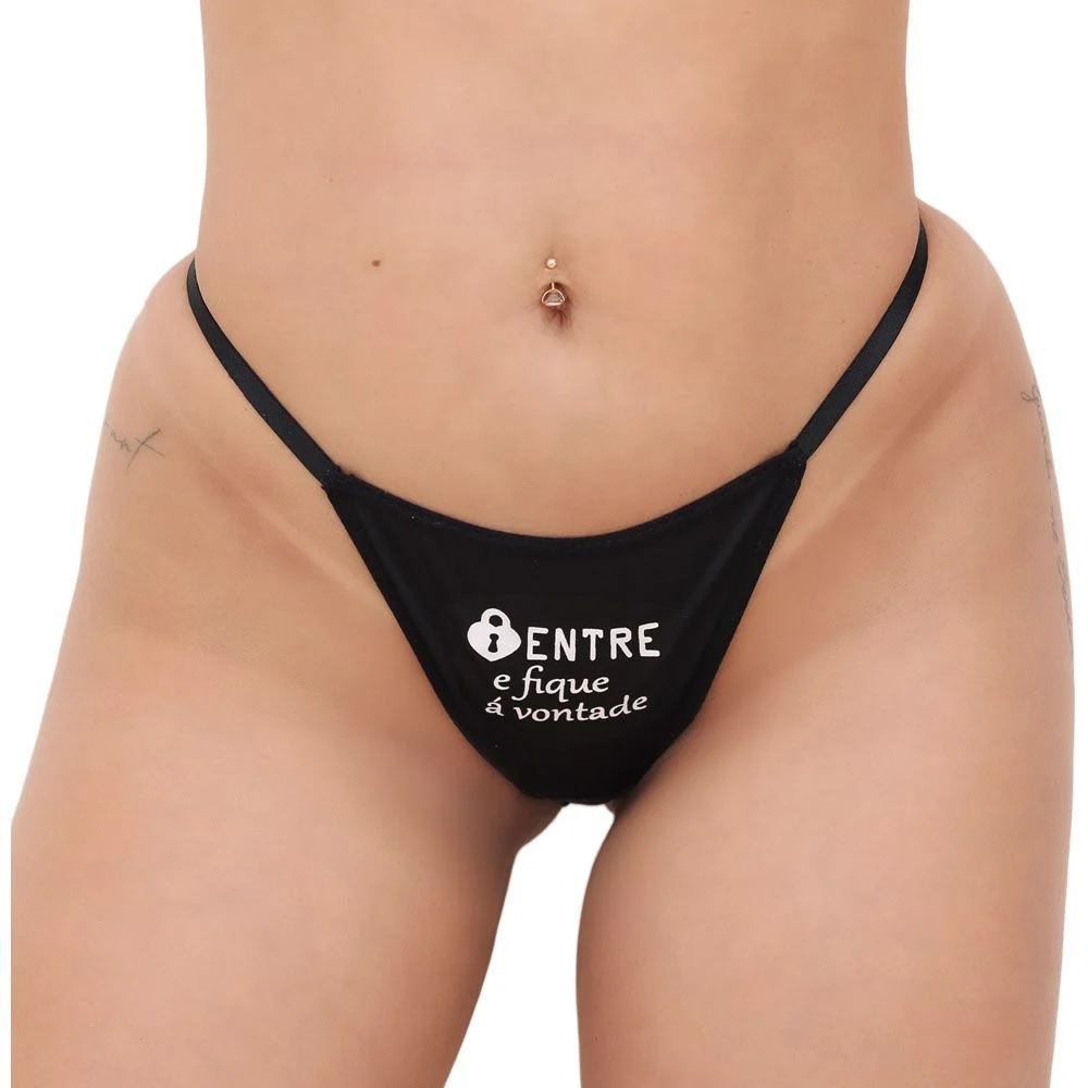 Fio Dental Fetiche Preta (4.235) entre e fique é vontade