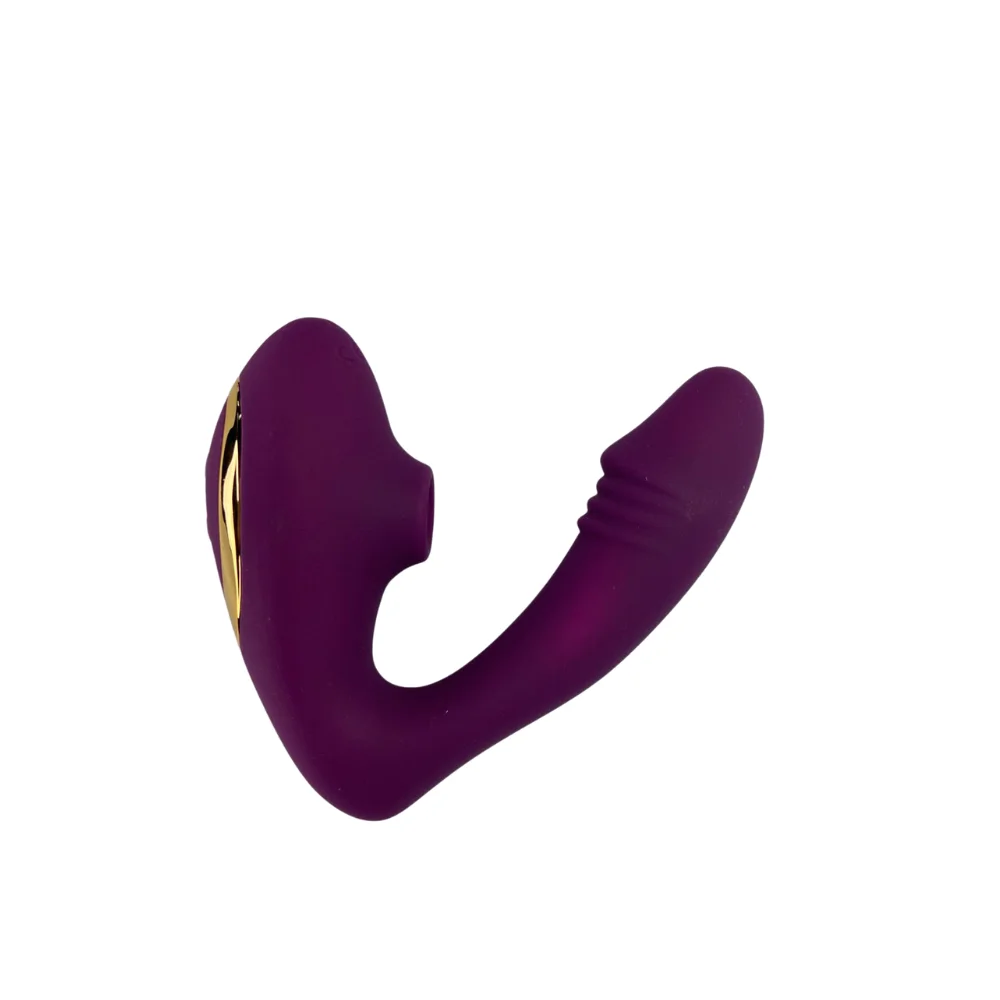 V1br4d0r de calcinha e 3st1mul4d0r clitoriano com pulsação (4413) recarregável