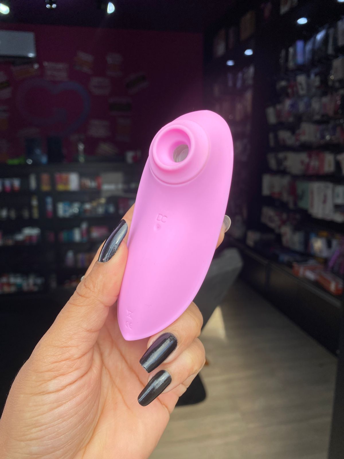 vibrador de clitóris com pulsação- 10 intensidades (2120) recarregável — foto 1