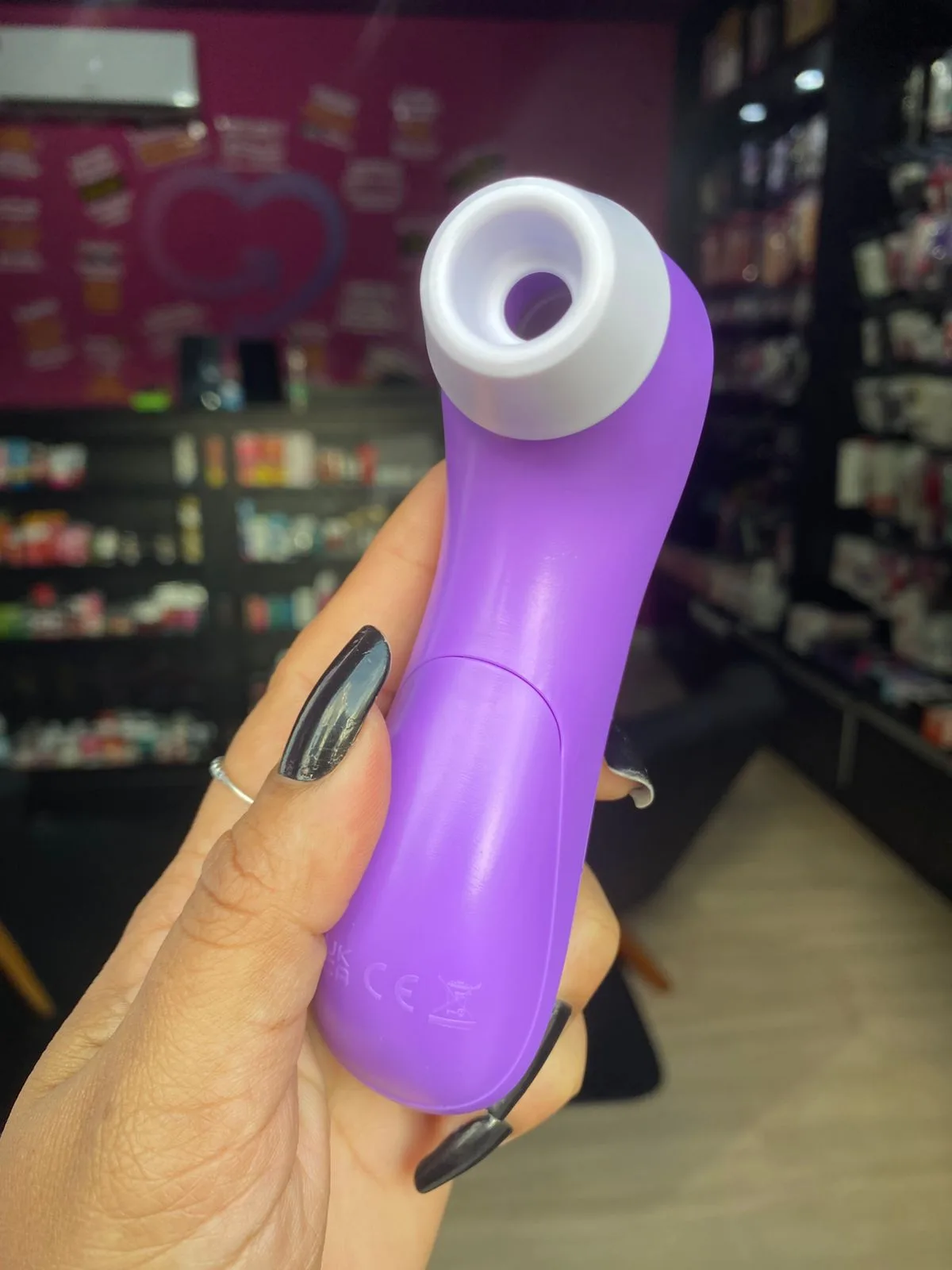 Vibrador de Clitóris 8 Intensidades - Roxo Pilha