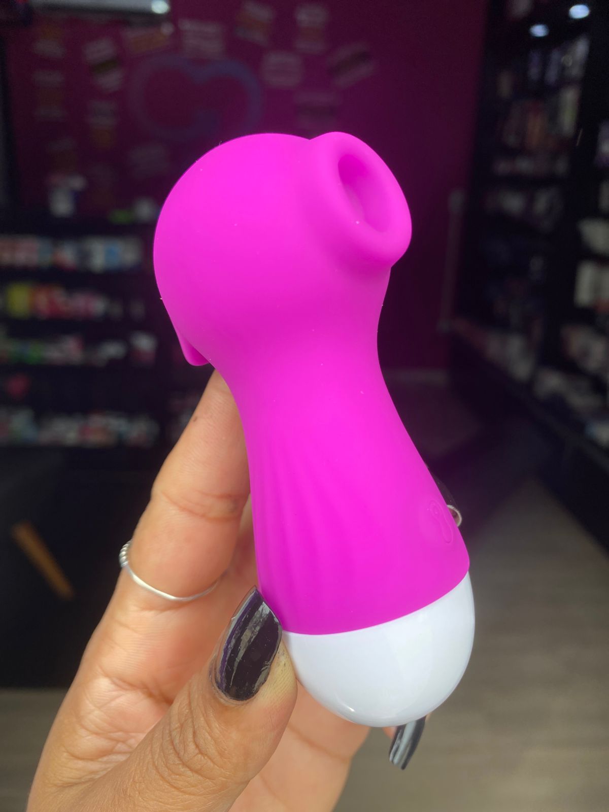 passarinho -v1br4d0r de cl1t0r1s com pulsação USB- 10 intensidades (1061) roxo