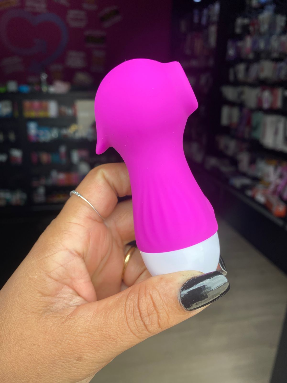 passarinho -v1br4d0r de cl1t0r1s com pulsação USB- 10 intensidades (1061) roxo