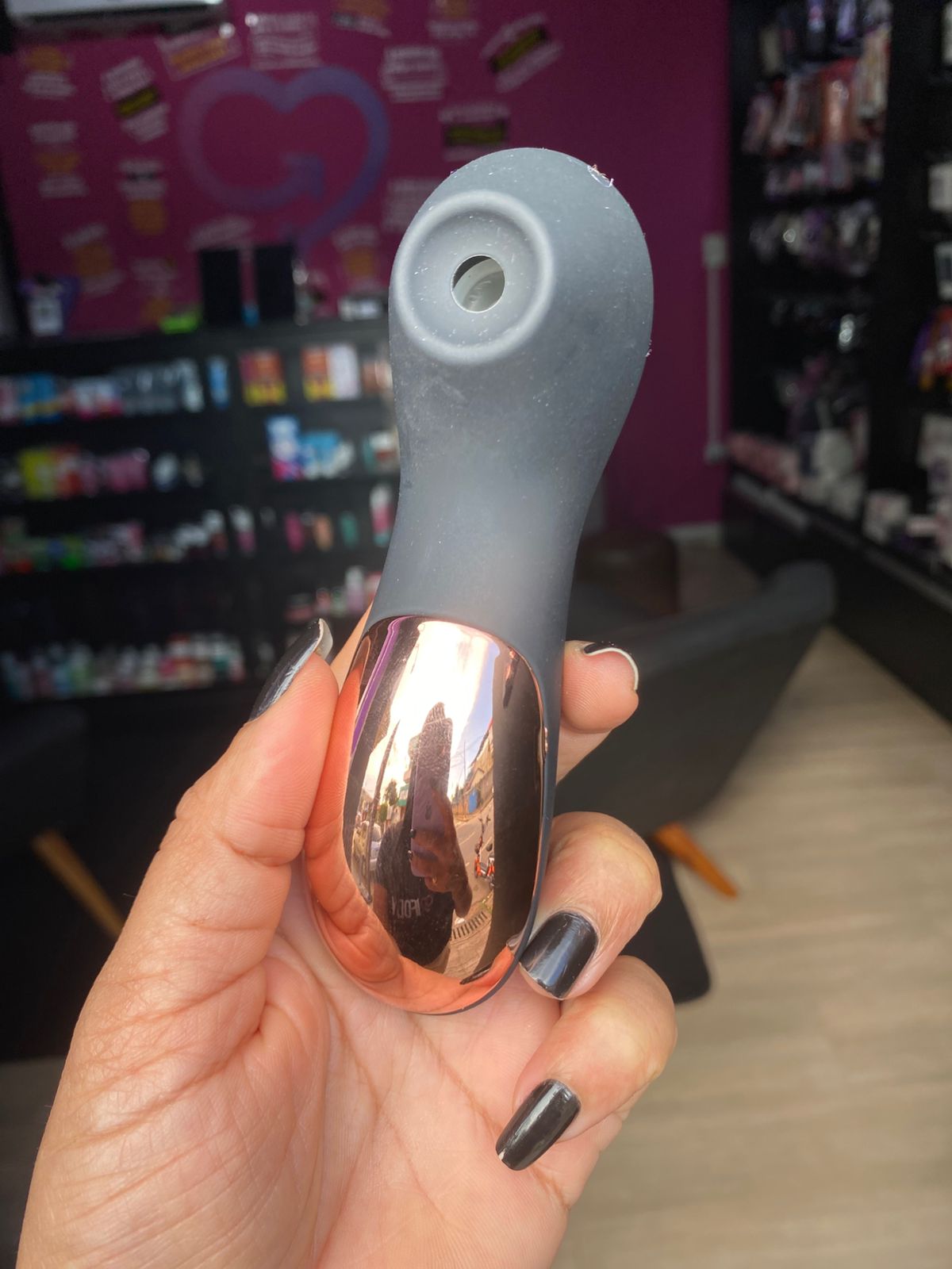 V1br4d0r de cl1t0r1s com pulsação (2141) recarregável