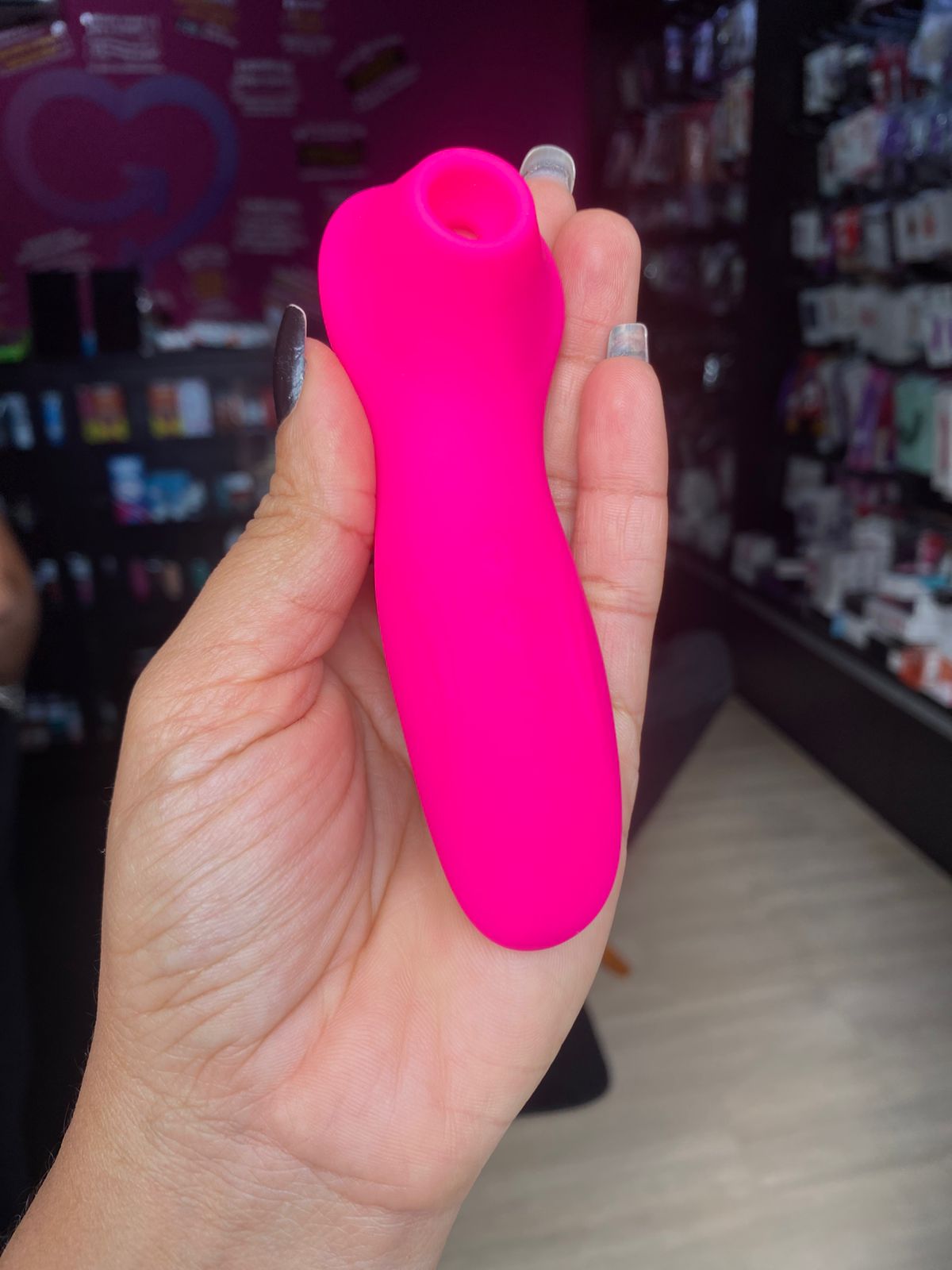 Vibrador de clitóris com pulsação 10 intensidades (1019) recarregável — foto 2