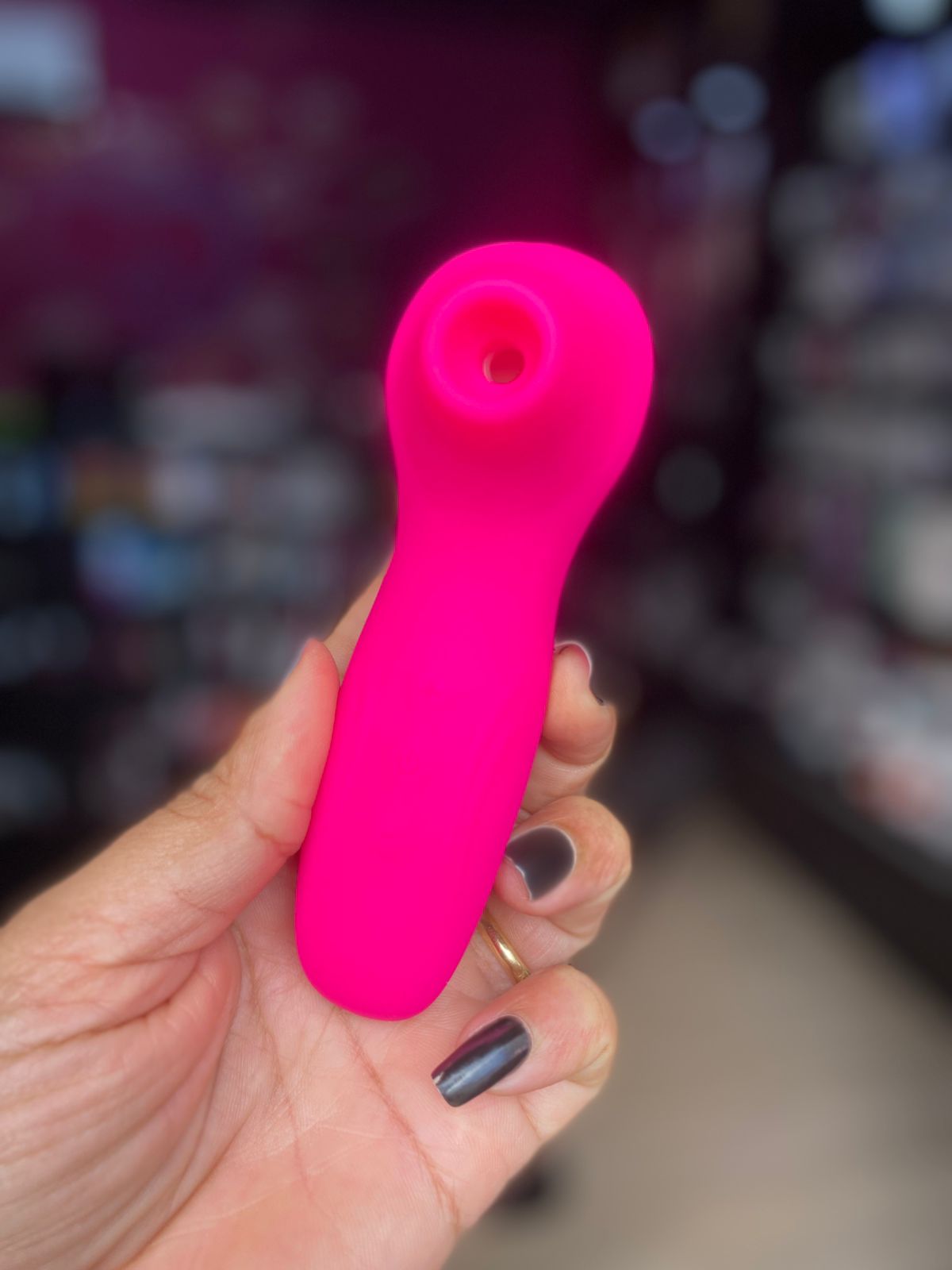 Vibrador de clitóris com pulsação 10 intensidades (1019) recarregável — foto 1
