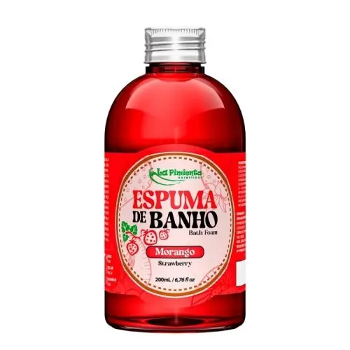 Espuma de banho 200ml morango