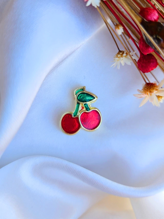 Letra Metal para Calcinha Personalizável (cereja