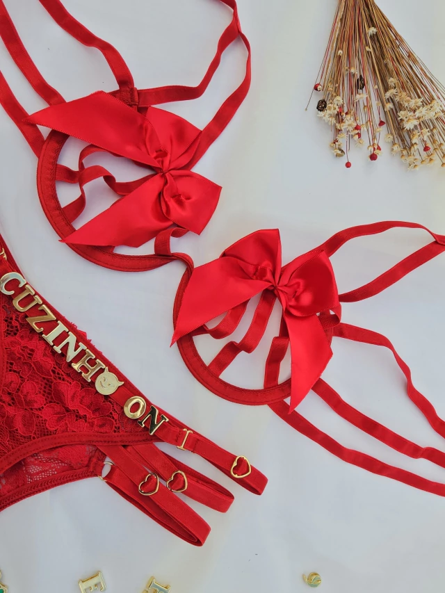 Conjunto com calcinha personalizável – M