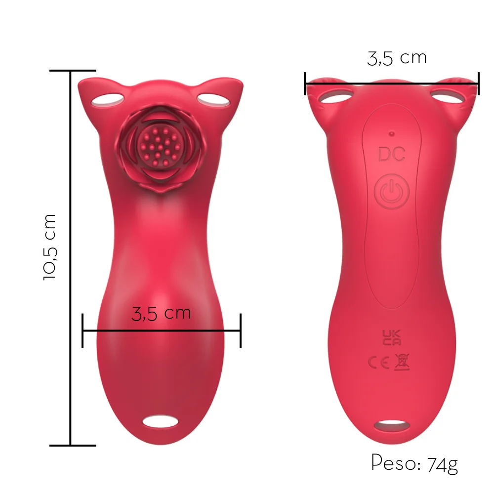 Vibrador de calcinha com alça ajustável por aplicativo de celular (3145) recarregável — foto 6