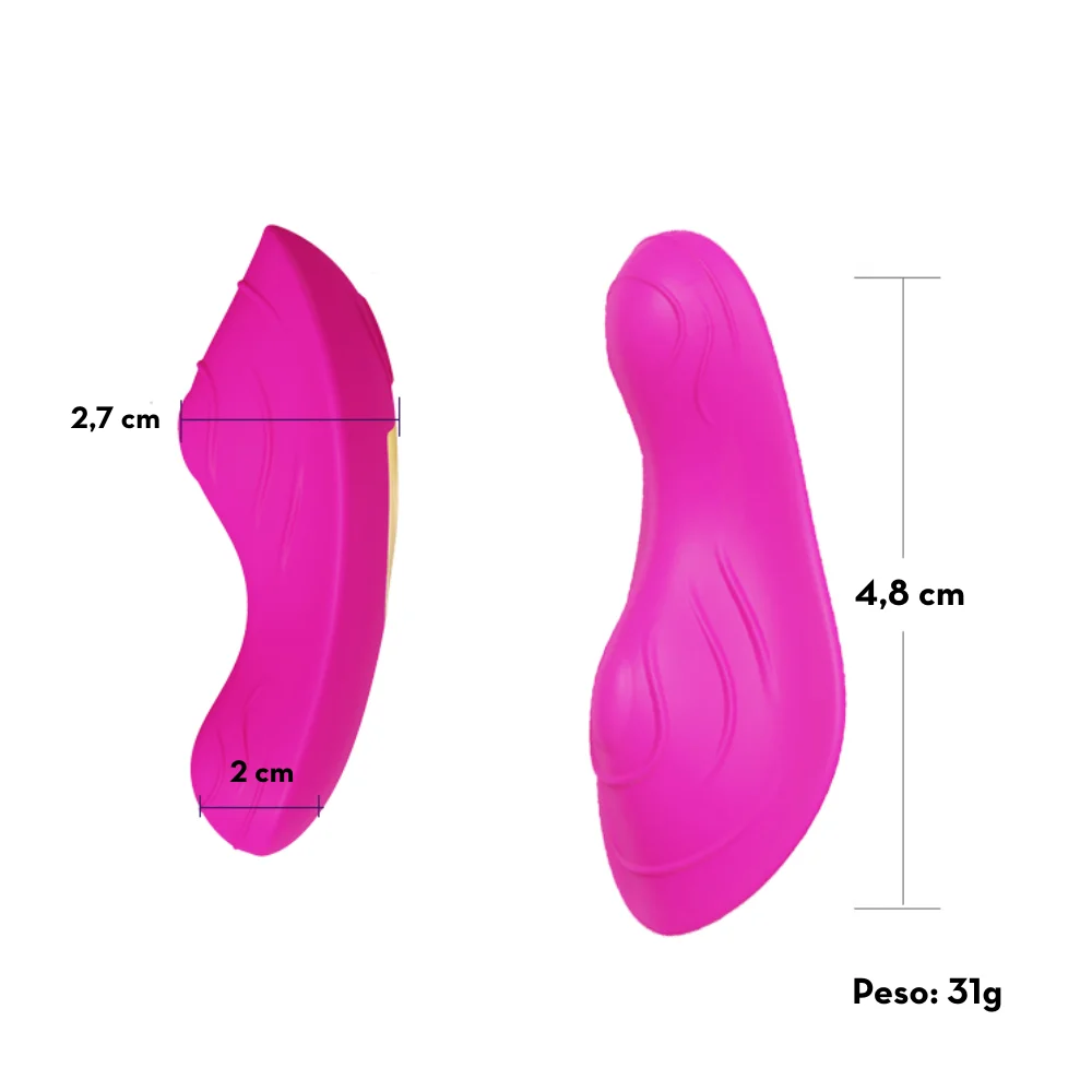 V1br4d0r de calcinha por aplicativo de celular (3050) recarregável