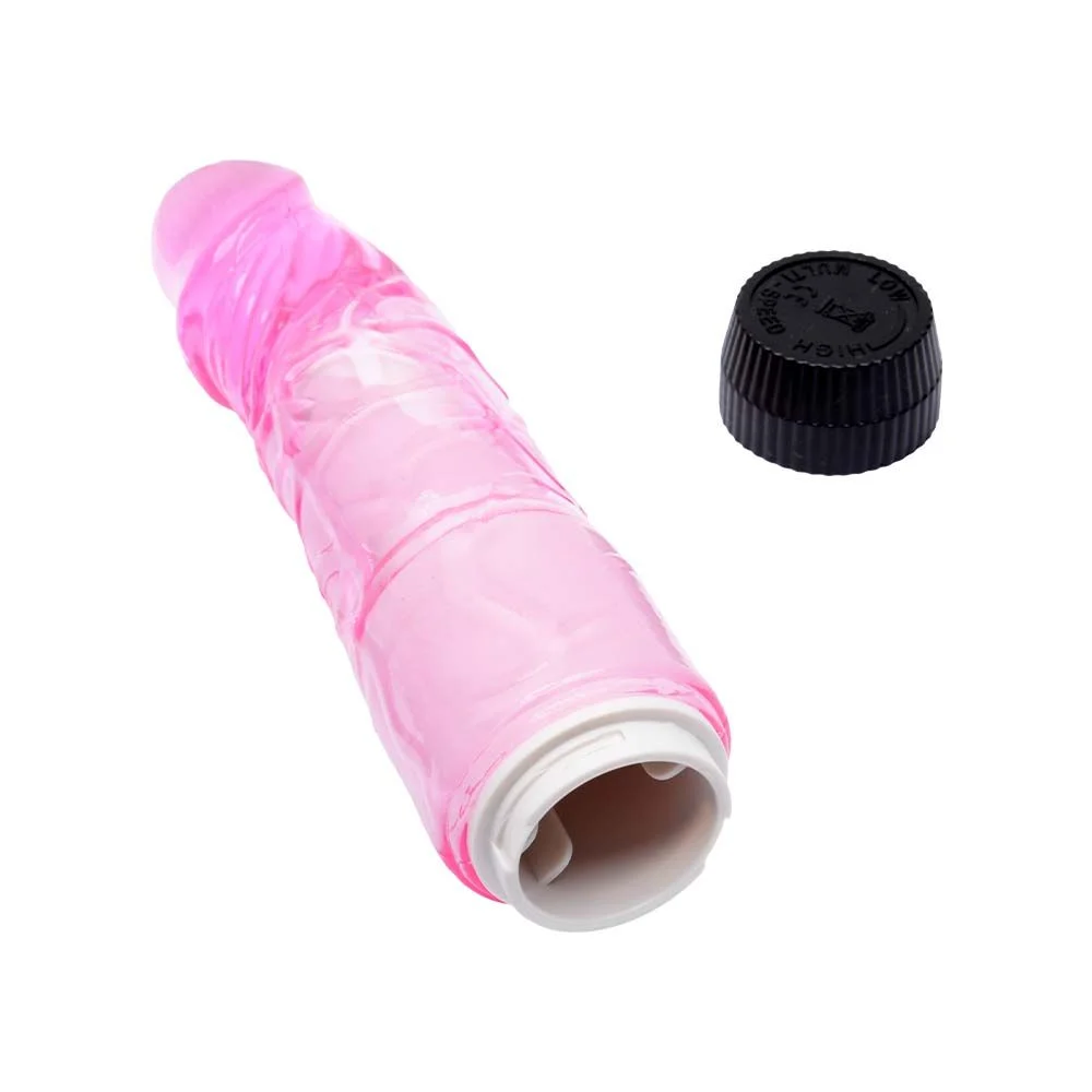 Pênis Realístico Vibrador 18,5 X 4cm Jelly (8217)  pilha — foto 2