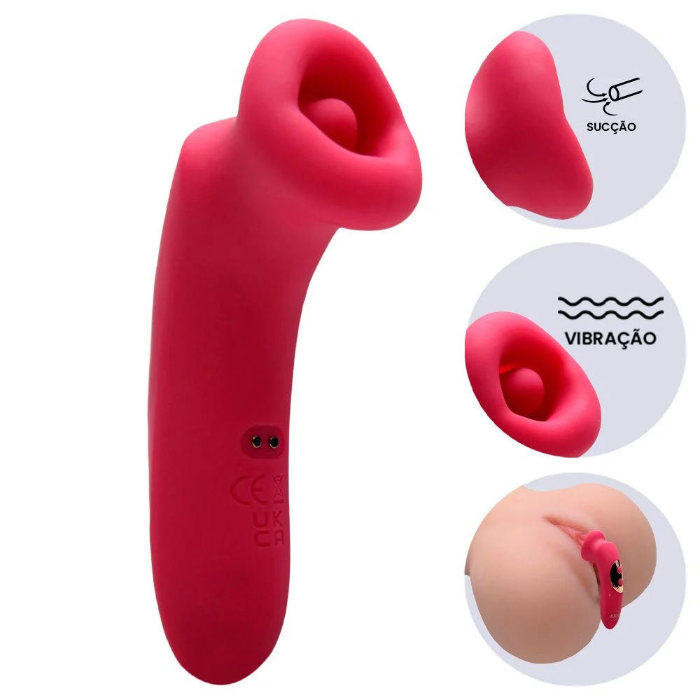 Sug4d0r Boca V1br4ç40 E Sucção 10 intensidades (SU061) recarregável